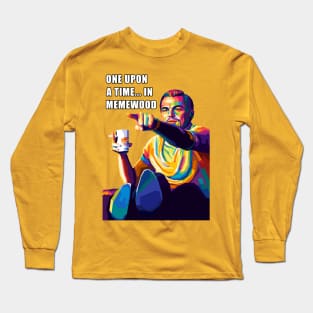 Pointing Leo Meme Pop Art Long Sleeve T-Shirt